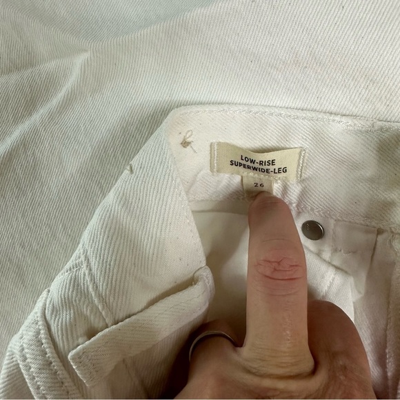 Madewell Low-Rise Wideleg Crop with Raw Hem Size 26 - Picture 9 of 12